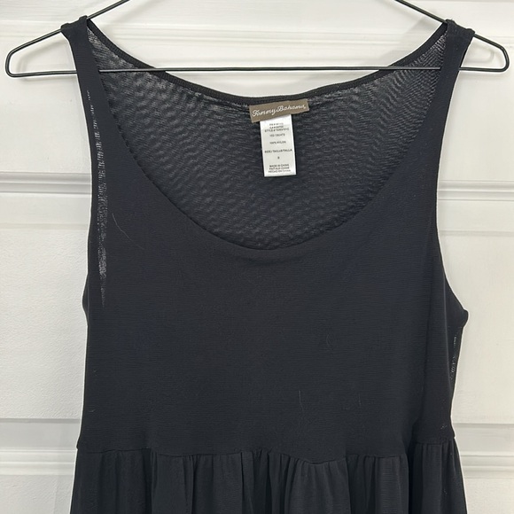 TOMMY BAHAMA - Mesh mini dress fit and flare cover up 100% nylon stretch small - Picture 2 of 7